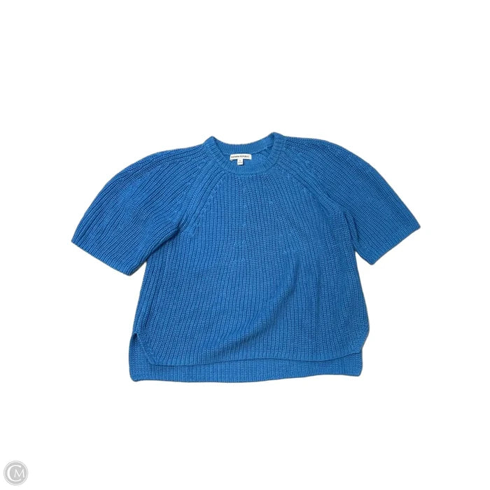 Sweater Short Sleeve By Banana Republic In Blue, Size: S