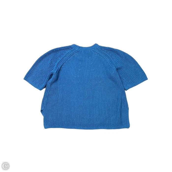 Sweater Short Sleeve By Banana Republic In Blue, Size: S