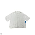 Sweater Short Sleeve By Barefoot Dreams In White, Size: Xl