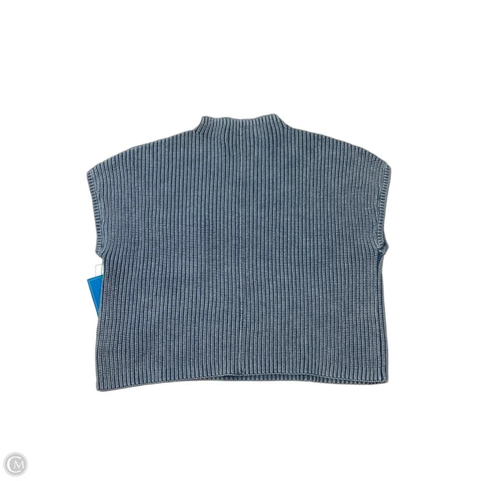 Sweater Short Sleeve By Zenana In Blue, Size: S