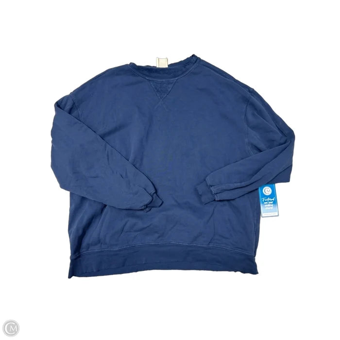 Sweatshirt Crewneck By We The Free In Navy, Size: S