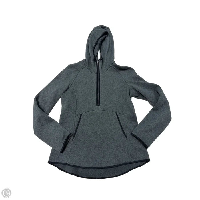 Sweatshirt Hoodie By Lululemon In Grey, Size: M