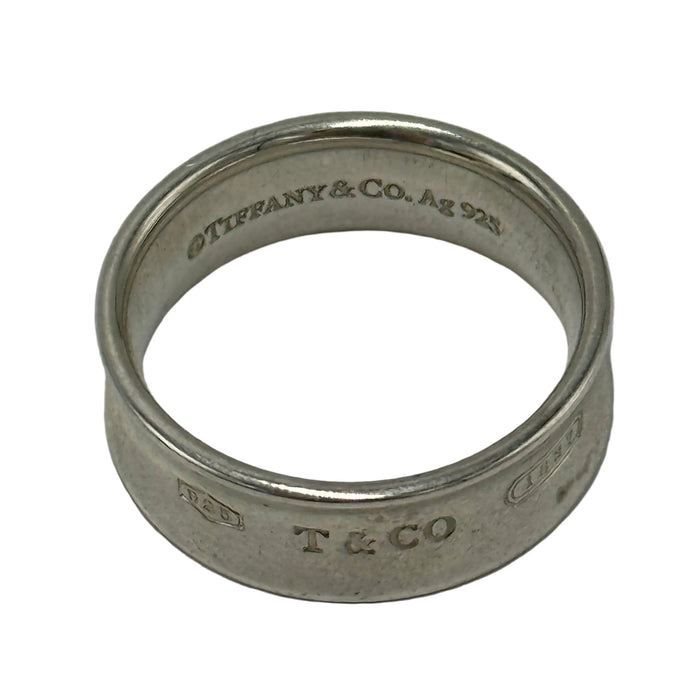 Tiffany & Company 1837 Luxury Ring in 925 Silver, Size: 8