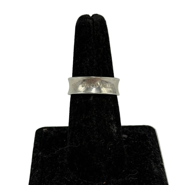 Tiffany & Company 1837 Luxury Ring in 925 Silver, Size: 8