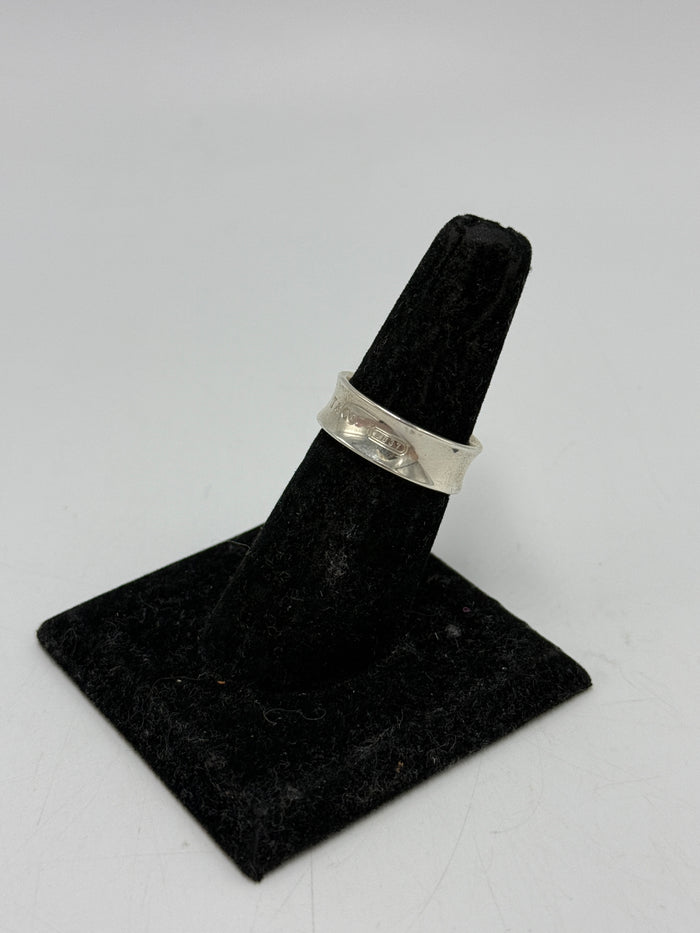 Tiffany & Company 1837 Luxury Ring in 925 Silver, Size: 8