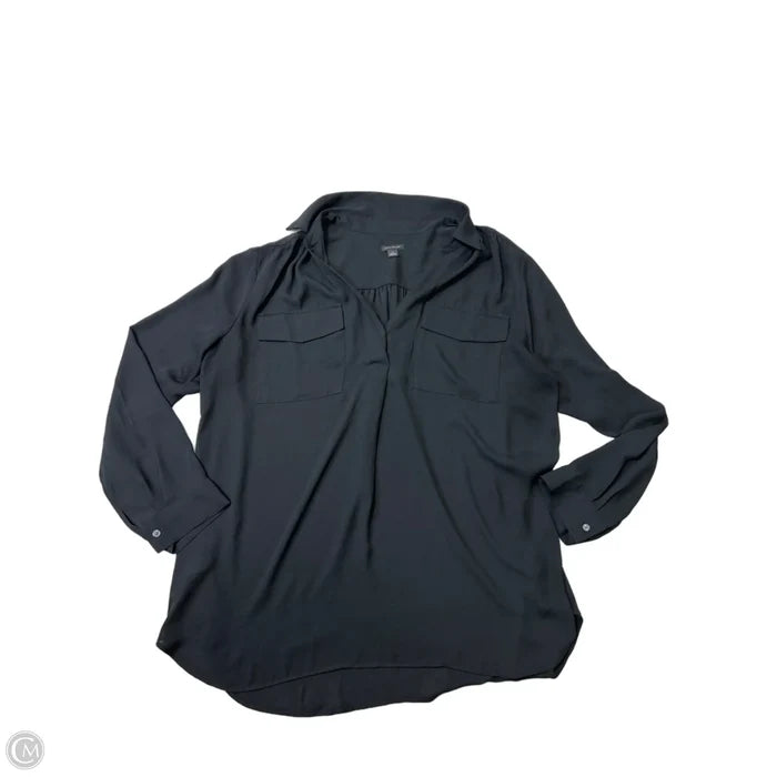 Top Long Sleeve By Ann Taylor In Black, Size: Xl