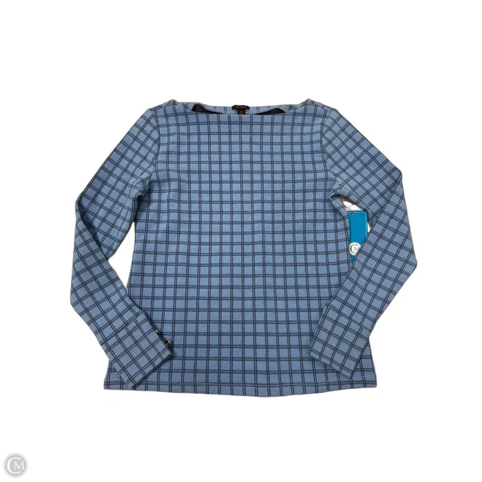 Top Long Sleeve By Ann Taylor In Blue, Size: Xs