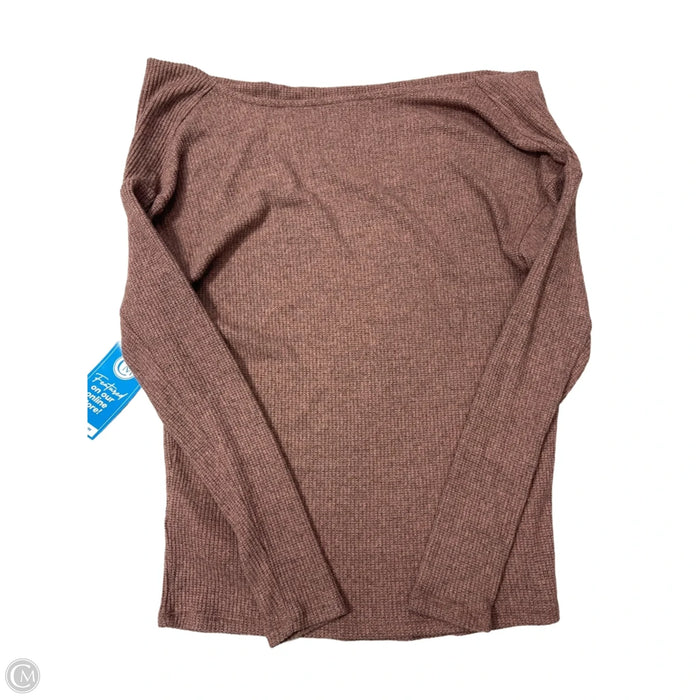 Top Long Sleeve By Anthropologie In Pink, Size: Xs