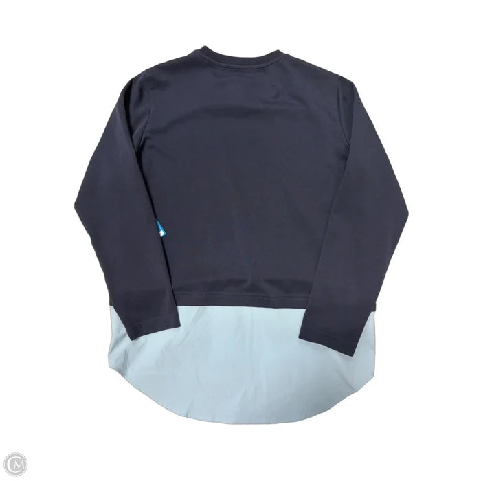Top Long Sleeve By Athleta In Blue, Size: S