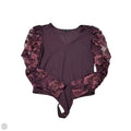 Top Long Sleeve By Exposure In Purple, Size: Xl