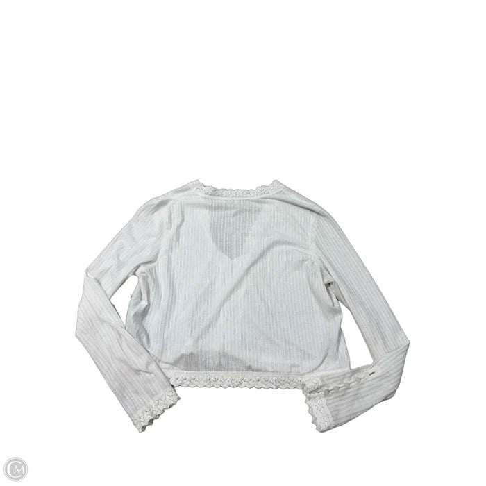 Top Long Sleeve By Free People In White, Size: Xl