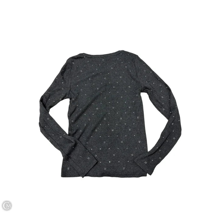 Top Long Sleeve By J. Crew In Grey, Size: M