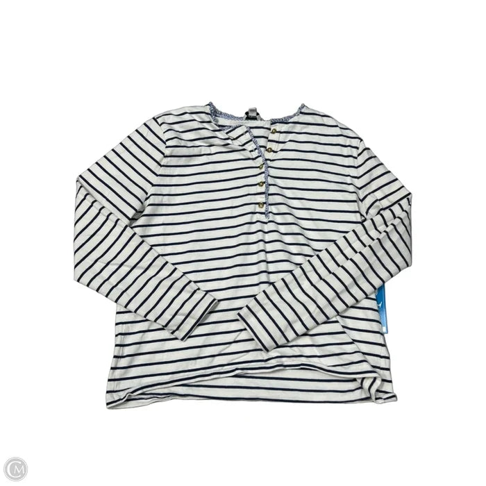 Top Long Sleeve By J. Crew In Striped Pattern, Size: L
