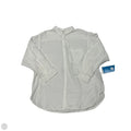 Top Long Sleeve By Loft In White, Size: M
