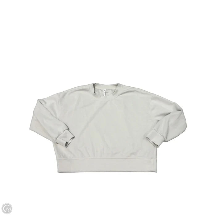 Top Long Sleeve By Lululemon In Grey, Size: M