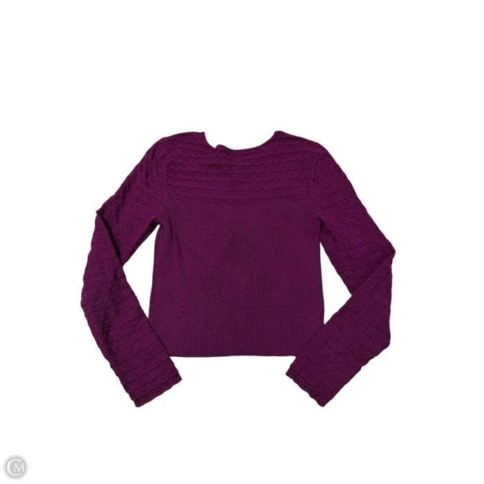 Top Long Sleeve By Maeve In Purple, Size: M