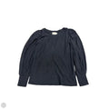 Top Long Sleeve By Nation In Black, Size: S