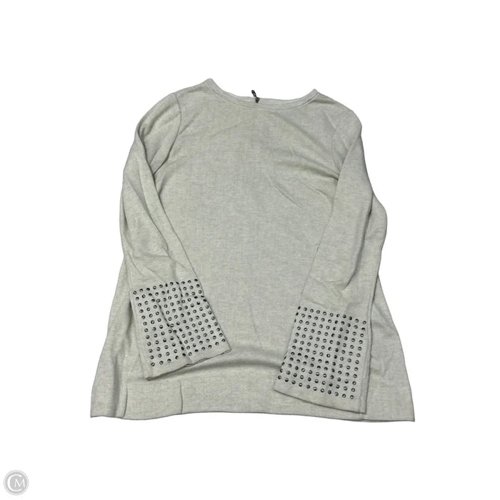 Top Long Sleeve By Nic + Zoe In Beige, Size: S