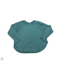 Top Long Sleeve By Pilcro In Teal, Size: Xl