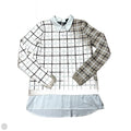 Top Long Sleeve By Tahari In Tan, Size: S