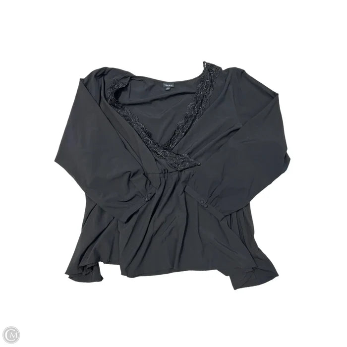Top Long Sleeve By Torrid In Black, Size: 4x