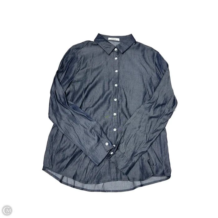 Top Long Sleeve By Utnisan In Navy, Size: Xl