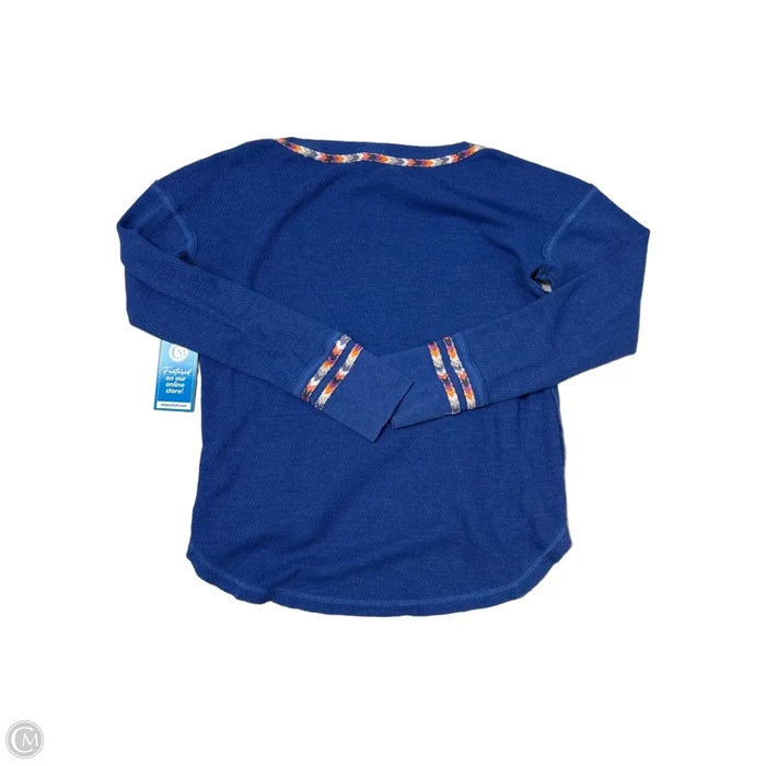 Top Long Sleeve By We The Free In Blue, Size: M