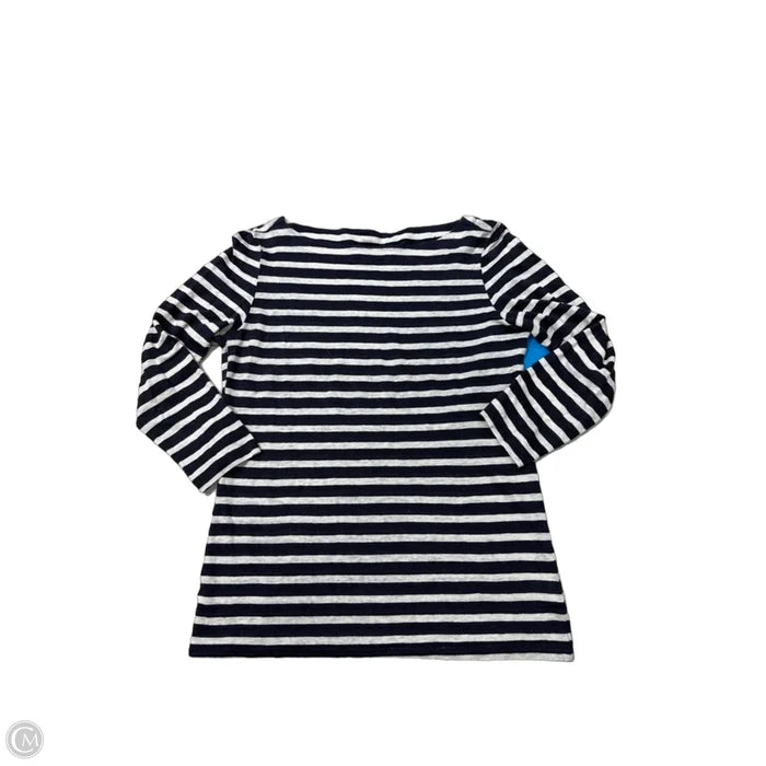 Top Long Sleeve Designer By Tory Burch In Striped Pattern, Size: M