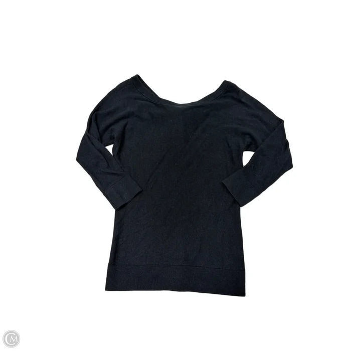 Top Long Sleeve Designer By Kate Spade In Black, Size: Xs