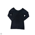 Top Long Sleeve Designer By Kate Spade In Black, Size: Xs