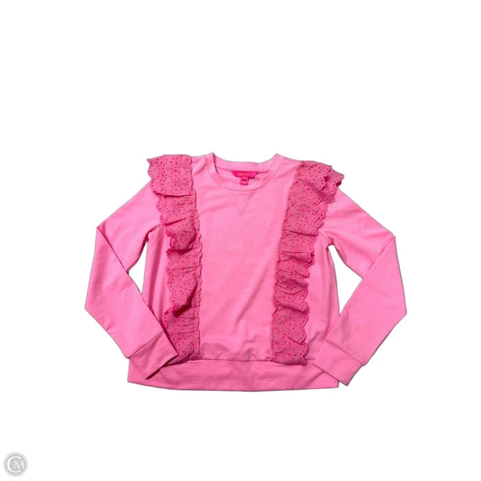 Top Long Sleeve Designer By Lilly Pulitzer In Pink, Size: Xxs
