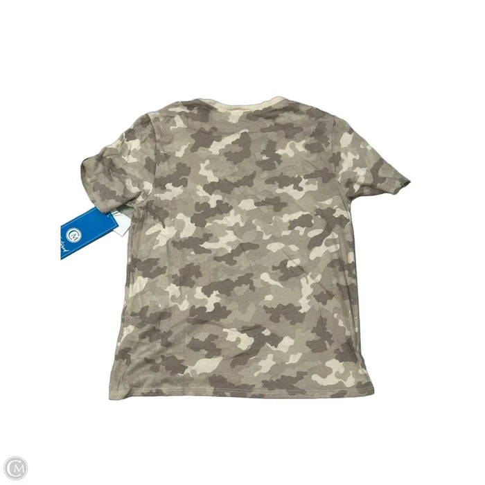 Top Short Sleeve By Atm In Camouflage Print, Size: S