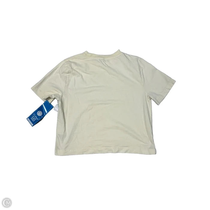 Top Short Sleeve By J. Crew In Yellow, Size: S