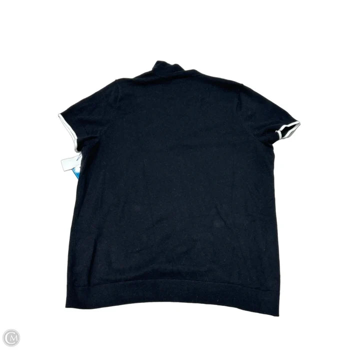 Top Short Sleeve By Lane Bryant In Black, Size: Xxl