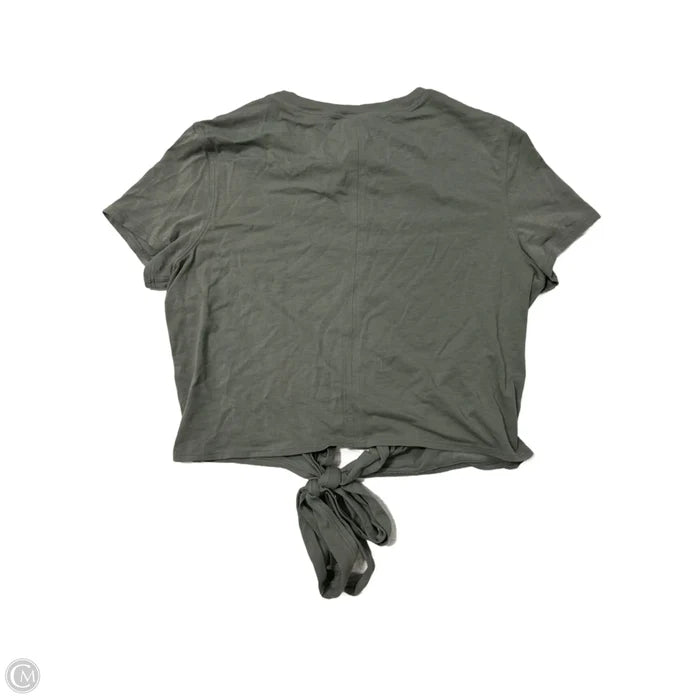 Top Short Sleeve By Lululemon In Green, Size: 6