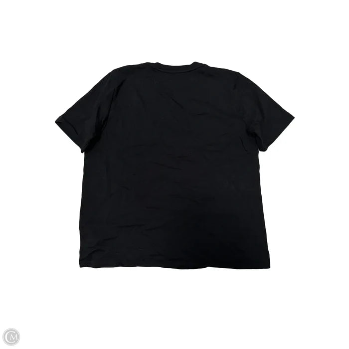 Top Short Sleeve By Michael By Michael Kors In Black, Size: Xl