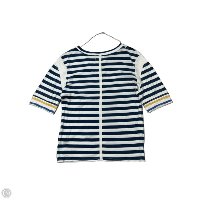 Top Short Sleeve By We The Free In Striped Pattern, Size: M