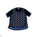 Top Short Sleeve Designer By Tory Burch In Floral Print, Size: L