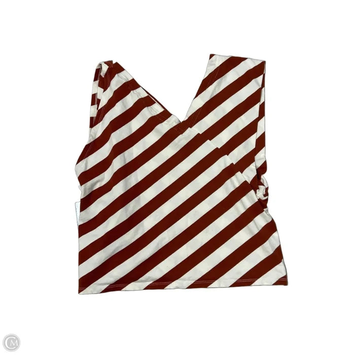 Top Sleeveless By Anthropologie In Striped Pattern, Size: M