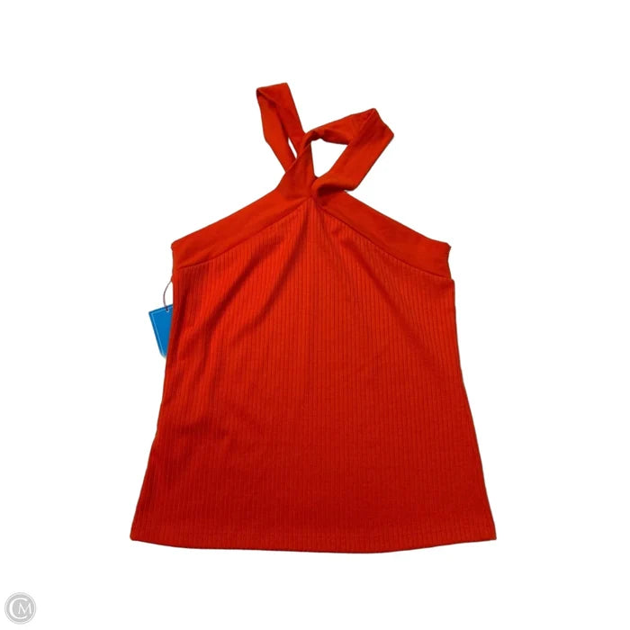 Top Sleeveless By Evereve In Orange, Size: M