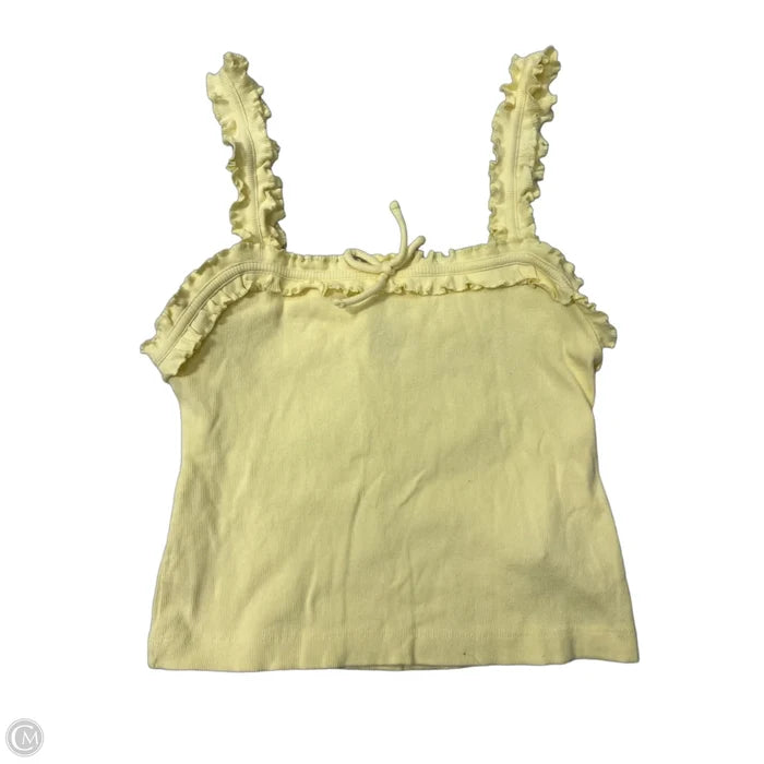 Top Sleeveless By Maeve In Yellow, Size: L