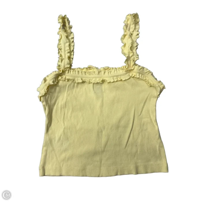 Top Sleeveless By Maeve In Yellow, Size: L
