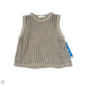 Top Sleeveless By Mod In Tan, Size: S