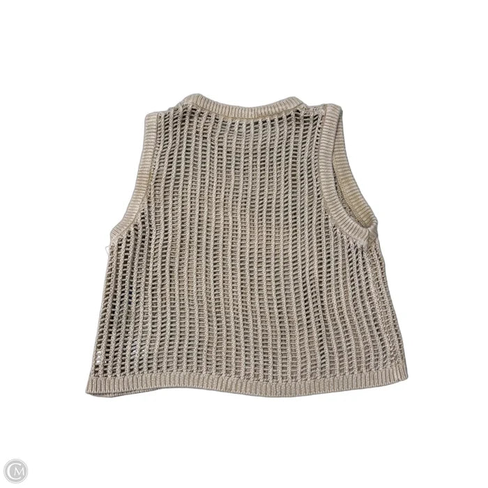 Top Sleeveless By Mod In Tan, Size: S