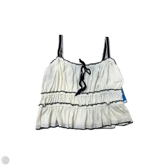 Top Sleeveless By Pilcro In Cream, Size: Xl