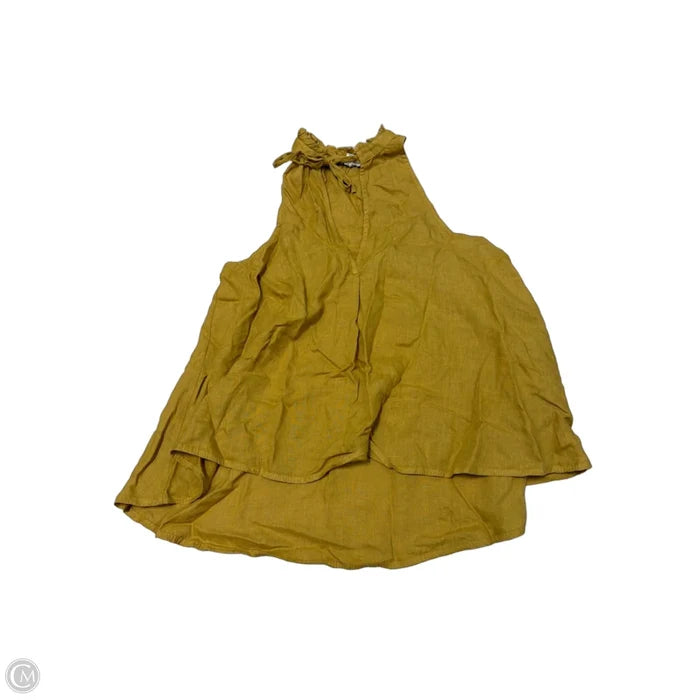 Top Sleeveless By Pilcro In Yellow, Size: Xs