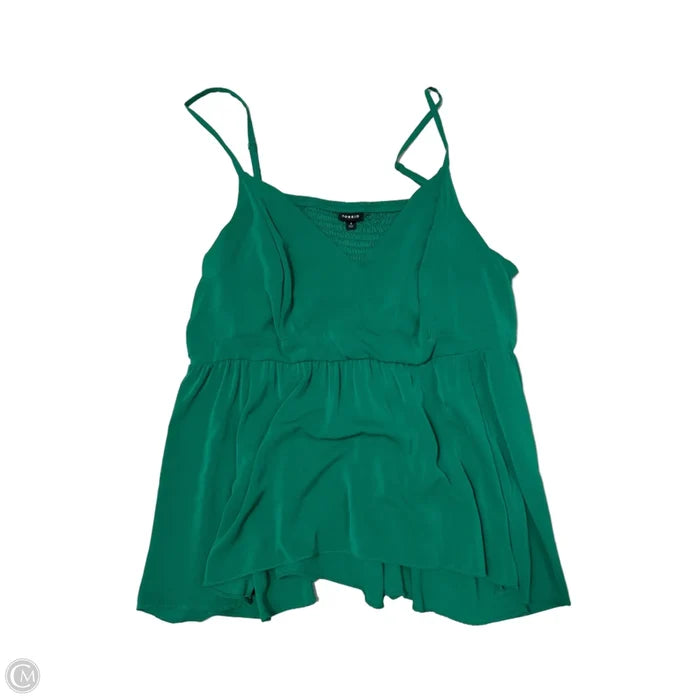 Top Sleeveless By Torrid In Green, Size: 4x