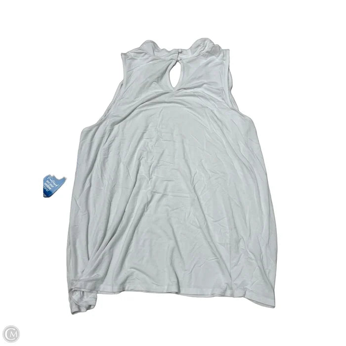 Top Sleeveless By Torrid In White, Size: 3x