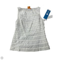 Top Sleeveless Designer By Tory Burch In White, Size: M
