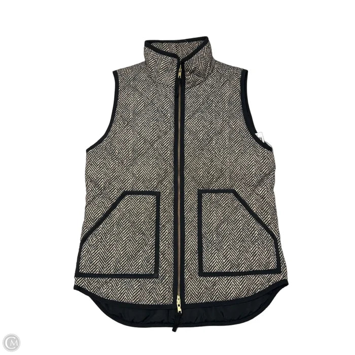 Vest Puffer & Quilted By J. Crew In Tan, Size: Xs